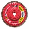 Cgw Abrasives Flap Disc, 4.5x5/8-11, Z3, 40G, ZA 30142