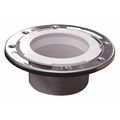 Jones Stephens Cl Flange, Stainless Steel RingleStainless Steel KnocKOut, PVC, 3"x4" C57134