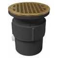 Jones Stephens Pf Drain, 5" NB Strainer, PVC, 3"x4" D53431