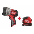 Milwaukee Tool Led Rechargeable Cordless Spotlight Kit 750lm 2353-20, 48-22-6625