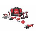 Milwaukee Tool Cordless Combination Kit, 18.0V, 7 Tools 2696-26, 2680-20