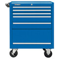 Kennedy Rolling Tool Cabinet, 5 Drawer, Blue, 27 in W 275XBL