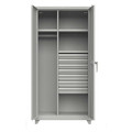 Strong Hold 14 ga. Steel Storage Cabinet, Stationary 36-W-243-7DB-L