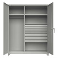 Strong Hold 14 ga. Steel Storage Cabinet, Stationary 56-W-243-7DB-L