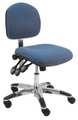 Benchpro Ergonomic Chair, Fabric, 17" to 22" Height, Blue LAS-DF-TLC-WW-BLUE