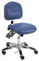 Benchpro Ergonomic Chair, Vinyl, 17" to 22" Height, Blue LAS-DCR-TLC-WW-BLUE