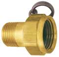 Sani-Lav Non-Swivel Hose Adapter, Brass, 1-1/4 in. N13