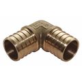 Jones Stephens Brass PEX Elbow, Lead Free, 1/2", 90 deg. C76008LF