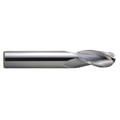 Melin Tool Co End Mill, Carbide, GP, Ball, 27/64" x 1, Number of Flutes: 3 EMG-1413-1/2-B