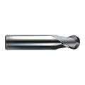 Melin Tool Co Carbide GP End Mill Ball 7/16"X5/8, Number of Flutes: 2 AMGS-1414-B