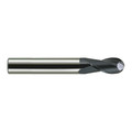 Melin Tool Co End Mill, Carbide, GP, Ball, 1/8 x 3/4, Finish: AlTiN AMG-404-LB-ALTIN