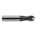 Melin Tool Co Gnrl Prpse End Mill, Crbd, Ball End, 1/8x1", Number of Flutes: 2 AMG-404-EB-ALTIN