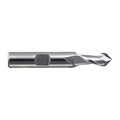 Melin Tool Co Drill Mill, HSS, 90 deg., 1/8" x 3/8", Overall Length: 2-5/16" A-1204-DP