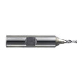 Melin Tool Co End Mill, Hss, GP, Ball, 7/32" x 9/16, Number of Flutes: 2 A-1207-B