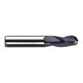 Melin Tool Co End Mill, Carbide, GP, Ball, 1/8 x 1/2, Number of Flutes: 3 EMG-404-B-ALTIN