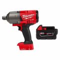 Milwaukee Tool Impact Wrench and Battery, Through Hole,  2864-20, 48-11-1850R