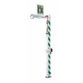 Hughes Safety Showers Drench Shower, Freeze Protectd, Galvanized Pipes, Floor Mount, 120V C1D2 H5G-1H