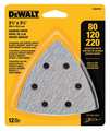 Dewalt Hook & Loop Triangle Sandpaper Assorted - 12 PK DWASPTRI