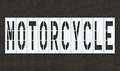 Rae Pavement Stencil, Motorcycle, 48 in STL-116-74816