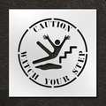 Rae Stencil, Caution Watch Your Step, 24 in STL-116-12404