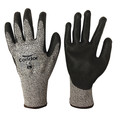Condor Cut Resistant Coated Gloves, A3 Cut Level, Polyurethane, M, 1 PR 29JV36