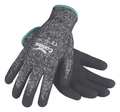 Condor Cut Resistant Coated Gloves, 3 Cut Level, Nitrile, XL, 1 PR 29JV53
