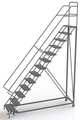Tri-Arc 166 in H Steel Configurable Rolling Ladder, 13 Steps UKDEC113246