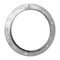 Nordfab Round Angle Flange Adapter, 12 in Duct Dia, Galvanized Steel, 22 ga GA, 1-1/2" L, 1-1/2" H 8010000149
