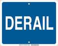 Brady Railroad Sign, 12 in H, 15 in W, Horizontal Rectangle, English, 134177 134177