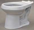 Gerber Toilet Bowl, 1.28 gpf, Gravity Fed, Floor Mount, Round, White VP-21-552