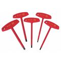 Wiha 5 Piece Metric T-Shape Hex Key Set, 33478 33478