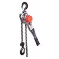 Dayton Lever Chain Hoist, 3,000 lb Load Capacity, 10 ft Hoist Lift, 1 7/64 in Hook Opening 29XP39