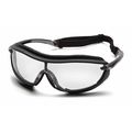 Pyramex Safety Glasses, Clear Anti-Fog, Scratch-Resistant SB4610STP