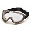 Pyramex Safety Goggles, Gray Anti-Fog, Scratch-Resistant Lens, Capstone Series G504DT