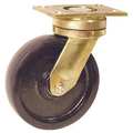 Rwm Swivel Plate Caster, Nylon, 8 in., 1800 lb. 68-GTB-0820-S