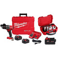 Milwaukee Tool Drill/Driver Kit, Keyless, 18V DC, 3.3 lb 2903-22, 48-11-1850, 49-22-4006