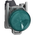 Schneider Electric Pilot Light, Green, 22mm, LED XB4BVBM3GEX