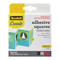 Scotch Adhesive Squares 009-850-CFT, PK36 009-850-CFT