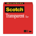 Scotch Trans Tape 600 Clear, 1/2"x1296", PK144 600