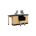 Diversified Spaces Workstation, Red, 36 in Overall L. 2936KLH