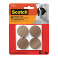 Scotch Scotch Gripping Pads, SP940NA, Brown, PK24 SP940NA