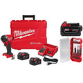 Milwaukee Tool Impact Driver Kit, 18 V, 100 dB, 2.55 lb 2953-22, 48-11-1850, 48-32-4403