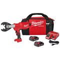 Milwaukee Tool M18 FORCE LOGIC 6 Ton Pistol Utility Crimper Kit with D3 Grooves and Fixed O Die Jaw 2977-22O