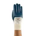 Ansell Nitrile Coated Gloves, 3/4 Dip Coverage, Blue, M/L, PR 47-400
