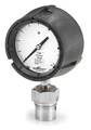 Ashcroft Compound Gauge, -30 to 0 to 60 in Hg/psi, 1/2 in FNPT, Plastic, Black 451259SD04L/50312HH04TXCF60#/VAC
