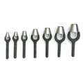 Westward Arch Punch Set, 1/4 To 1 In, 7 Pc 2AJK9