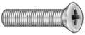 Zoro Select #6-32 x 1/2 in Phillips Oval Machine Screw, Plain 18-8 Stainless Steel, 100 PK U51320.013.0050