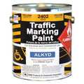 Rae Traffic Zone Marking Paint, 1 gal., Yellow, Alkyd Solvent -Based 2402-01