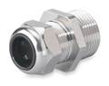 Abb Liquid Tight Connector, 1/2in., Silver 2921SST