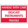 Tapecase 2" x 3" Adhesive Back Shipping Labels, Delicate Instruments, Fragile, Pk500 16U871